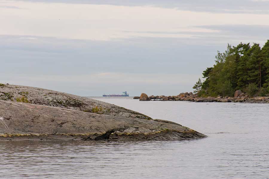 Villa Laxvarpet merinäkymä